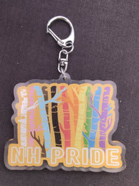 NH Pride Birch Keychain