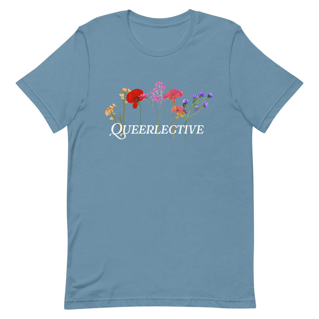 Queerlective Dried Flowers Unisex t-shirt